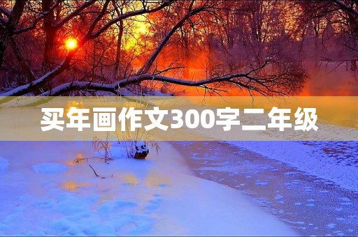 买年画作文300字二年级 买年画作文300字二年级
