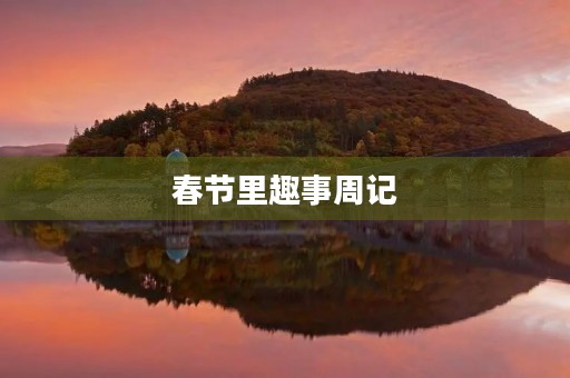 春节里趣事周记 春节里趣事周记