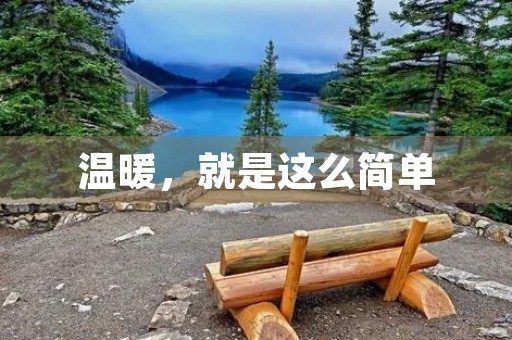 温暖，就是这么简单