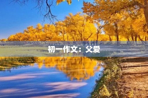 初一作文：父爱