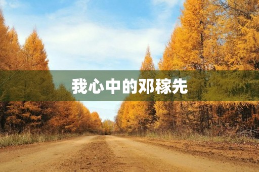 我心中的邓稼先 我心中的邓稼先