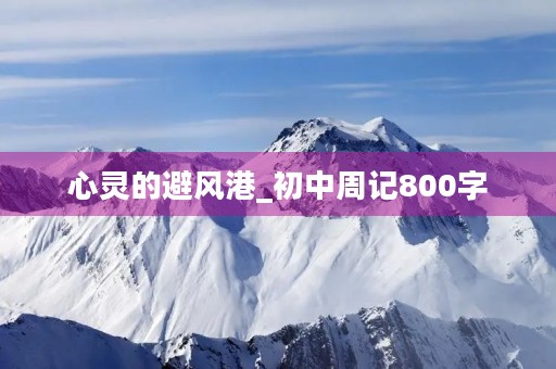心灵的避风港_初中周记800字 心灵的避风港_初中周记800字