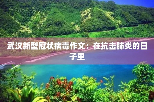武汉新型冠状病毒作文:在抗击肺炎的日子里 武汉新型冠状病毒作文:在抗击肺炎的日子里