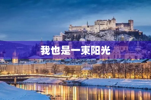 我也是一束阳光