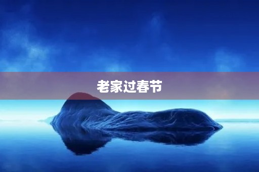 老家过春节 老家过春节