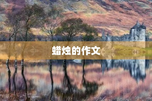 蜡烛的作文