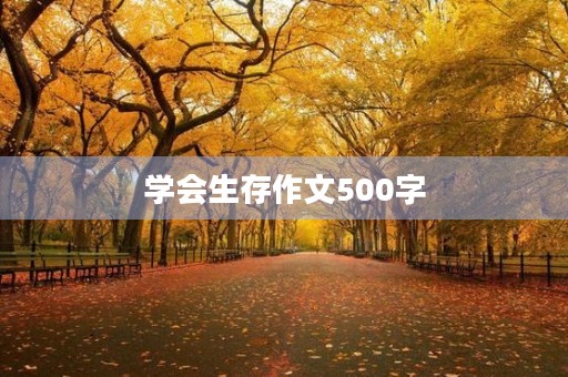 学会生存作文500字 学会生存作文500字