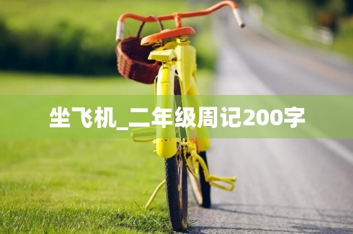 坐飞机_二年级周记200字 坐飞机_二年级周记200字