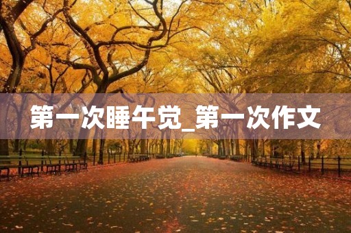 第一次睡午觉_第一次作文