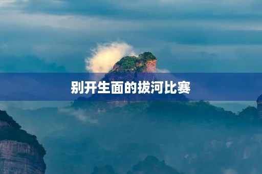 别开生面的拔河比赛 别开生面的拔河比赛