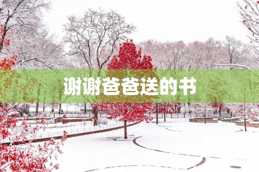 谢谢爸爸送的书 谢谢爸爸送的书