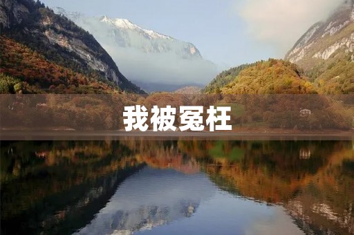 我被冤枉 我被冤枉