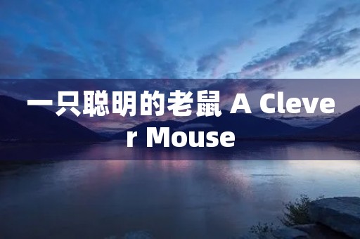 一只聪明的老鼠 A Clever Mouse 一只聪明的老鼠 A Clever Mouse