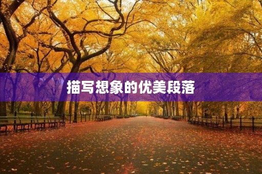 描写想象的优美段落
