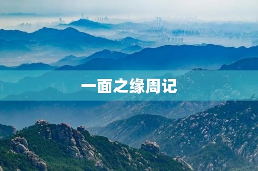 一面之缘周记 一面之缘周记