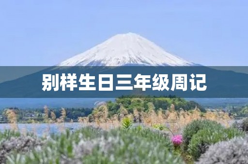 别样生日三年级周记 别样生日三年级周记