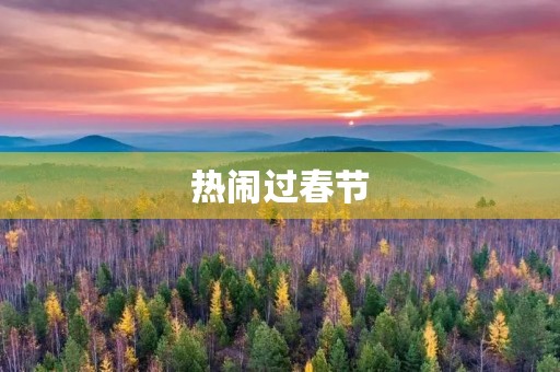 热闹过春节 热闹过春节
