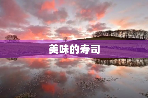 美味的寿司