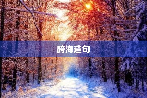 跨海造句 跨海造句
