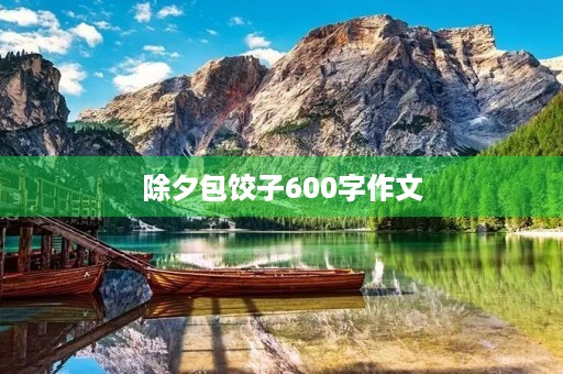 除夕包饺子600字作文 除夕包饺子600字作文
