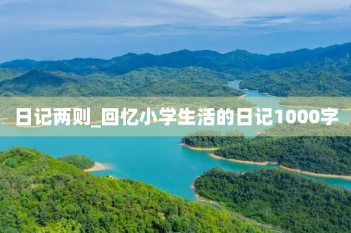 日记两则_回忆小学生活的日记1000字 日记两则_回忆小学生活的日记1000字