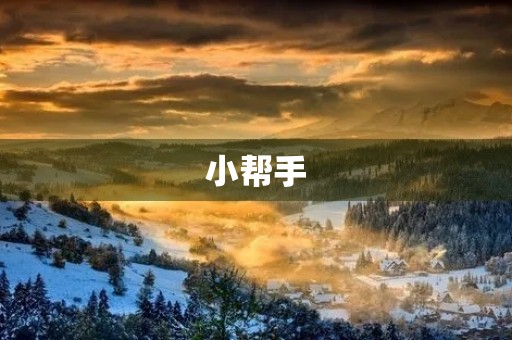 小帮手 小帮手