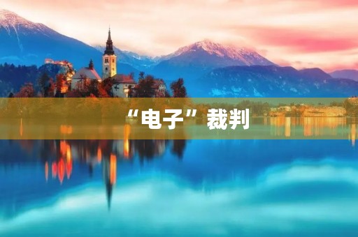 “电子”裁判 “电子”裁判