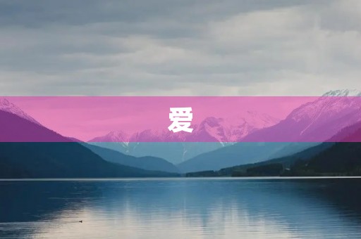 爱 爱