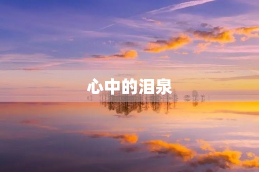 心中的泪泉