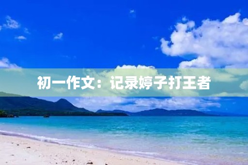 初一作文：记录婷子打王者