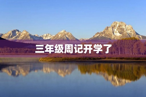 三年级周记开学了 三年级周记开学了