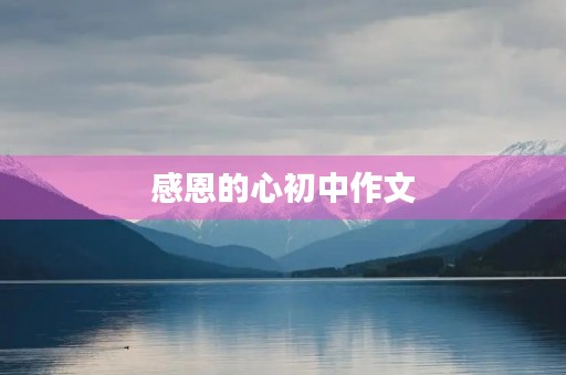 感恩的心初中作文 感恩的心初中作文