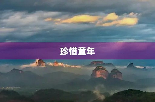 珍惜童年 珍惜童年