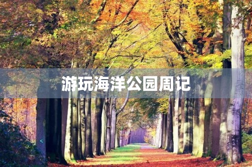 游玩海洋公园周记