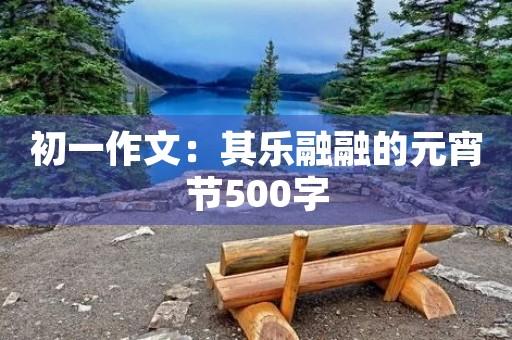 初一作文：其乐融融的元宵节500字