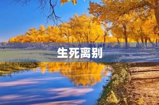生死离别 生死离别