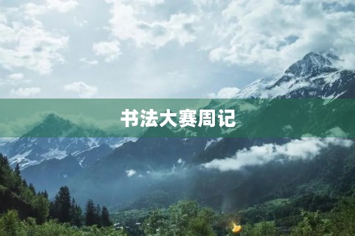 书法大赛周记 书法大赛周记