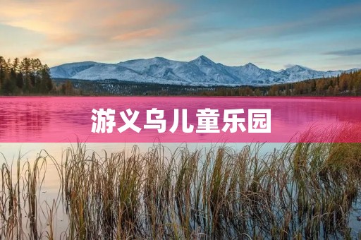 游义乌儿童乐园
