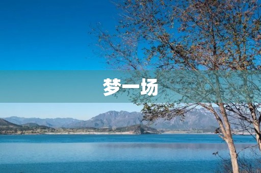 梦一场
