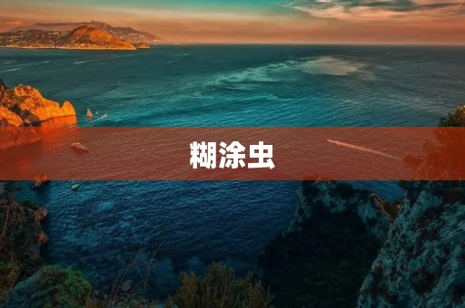 糊涂虫 糊涂虫