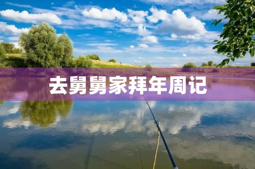 去舅舅家拜年周记 去舅舅家拜年周记