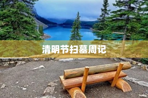 清明节扫墓周记