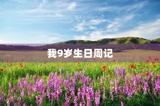 我9岁生日周记 我9岁生日周记
