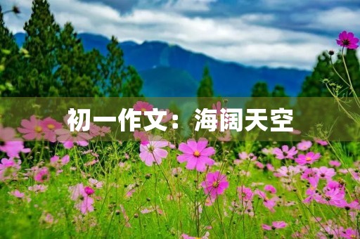 初一作文：海阔天空