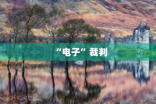 “电子”裁判