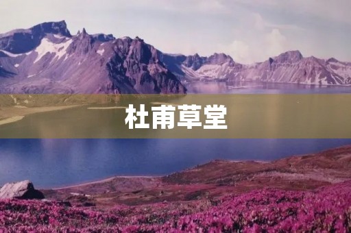 杜甫草堂 杜甫草堂