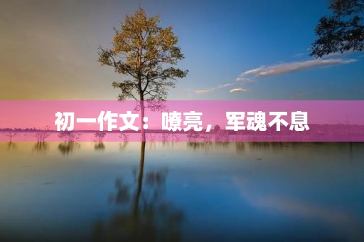 初一作文:嘹亮,军魂不息 初一作文:嘹亮,军魂不息