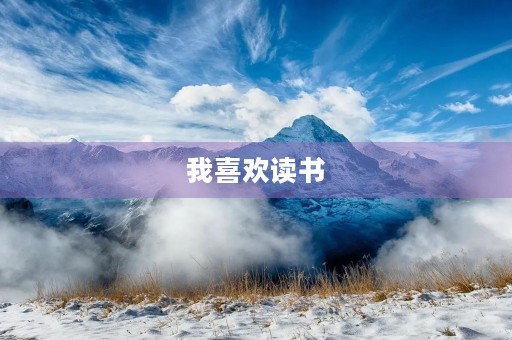 我喜欢读书 我喜欢读书