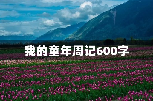 我的童年周记600字