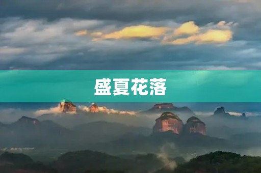 盛夏花落 盛夏花落